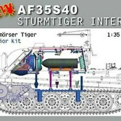 Cheap 🔥 Sturmtiger Interior Conversion Kit 1/35 AFV Club 🎉