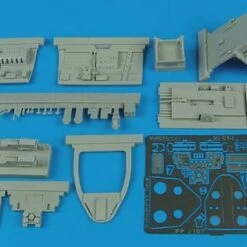 New ⌛ Kawasaki Ki61I Cockpit Set (For HSG) 1/32 Aires 🔔