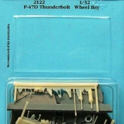 New 😍 P-47D Thunderbolt Wheel Bay (For HSG) (Resin Only) Aires ⭐