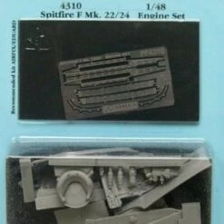 Best Pirce 😀 Spitfire F Mk 22/24 Engine Set (For ARX & EDU) 1/48 Aires 🔔
