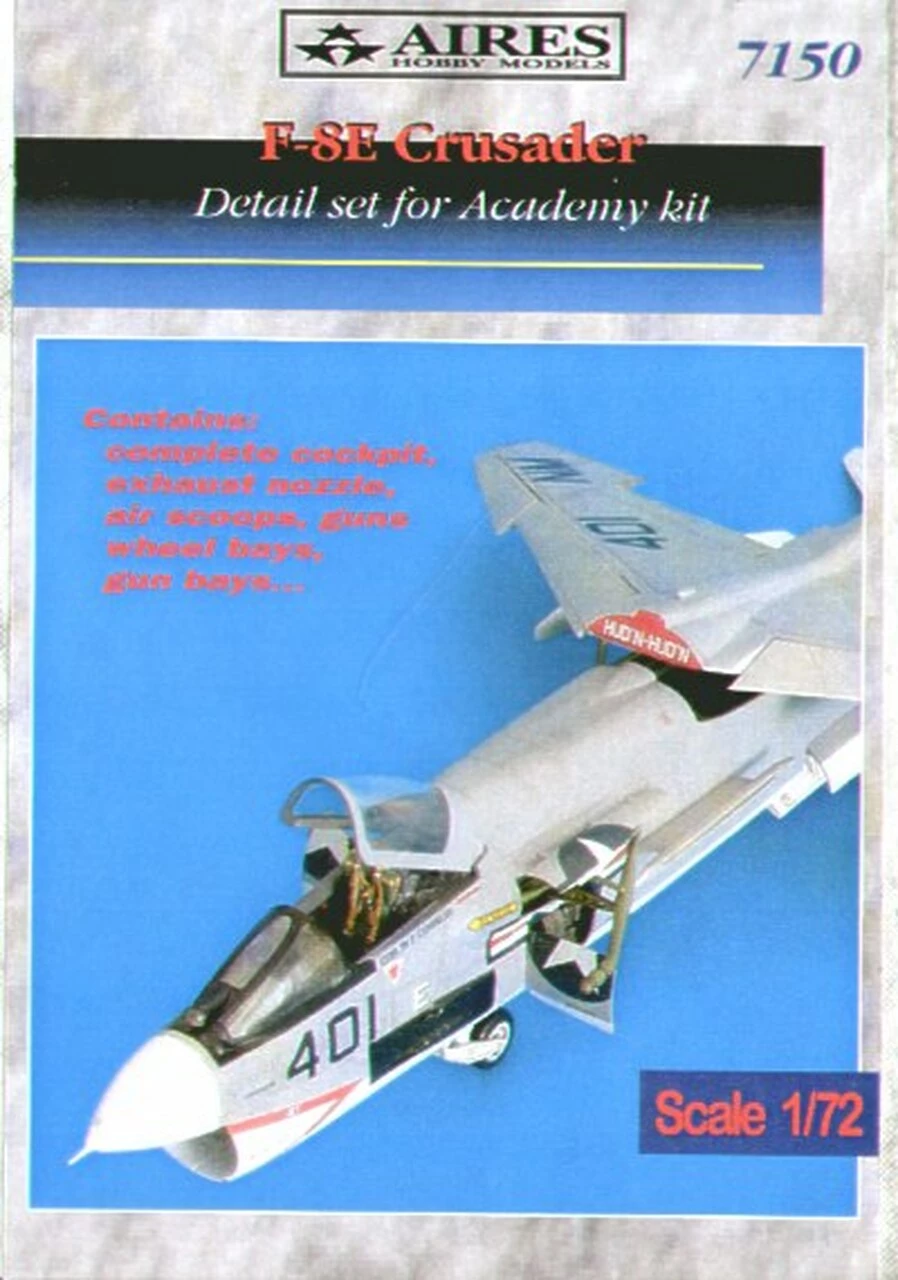 Wholesale π F8E Crusader Detail Set (for ACD) 1/72 Aires 𧨠1 Wholesale π F8E Crusader Detail Set (for ACD) 1/72 Aires π§¨