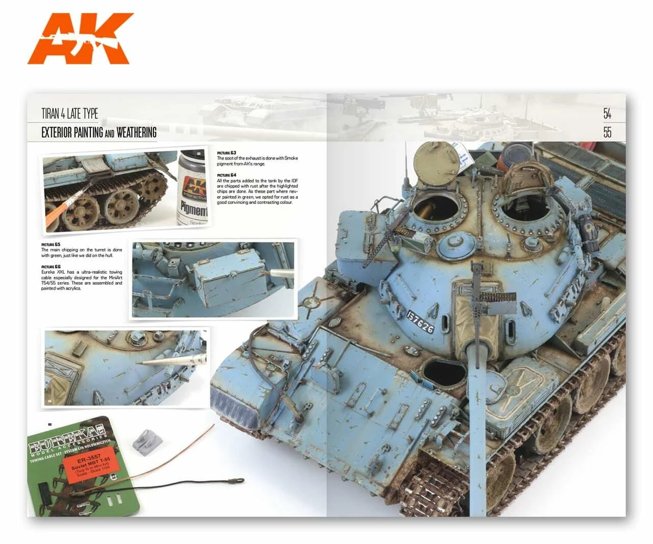 Best Pirce 🧨 T54/T55 Modeling World's Most Iconic Tank Book (Semi-Hardback) AK Interactive ❤️ 2 Best Pirce 🧨 T54/T55 Modeling World's Most Iconic Tank Book (Semi-Hardback) AK Interactive ❤️ - Image 2