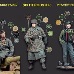 Brand new ✔️ WWII German Uniforms Personal Mixes by Calvin Tan Acrylic Paint Set (18 Colors) 17ml Bottles AK Interactive 🌟 -megahobby Sales Store AK11759 SIGNATURE SET CALVIN TAN INSTRUCCIONES 2 14784.1637330614