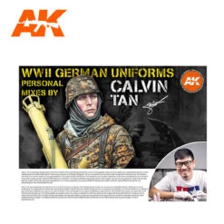 Brand new ✔️ WWII German Uniforms Personal Mixes by Calvin Tan Acrylic Paint Set (18 Colors) 17ml Bottles AK Interactive 🌟 -megahobby Sales Store AK11759 2 46915.1637330611