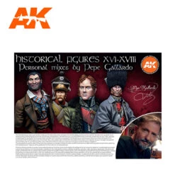 Budget 😍 Historical Figures XVI-XVIII Century Acrylic Paint Set (18 Colors) 17ml Bottles AK Interactive 👏 -megahobby Sales Store AK11759 86585.1644002596