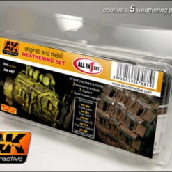 Best Pirce 🤩 Engines & Metal Enamel Paint Set (82, 83, 84, 85, 86) AK Interactive 🌟