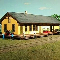Budget 🤩 New Freedom Pennsylvania Railroad Depot HO American Model Builders ✔️