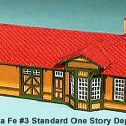 Promo 🔥 Santa Fe #3 Standard 1Story Depot N American Model Builders ⭐