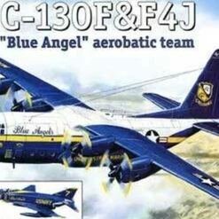 Discount 🤩 C-130 Hercules & F-4J Blue Angel Aerobatic Team Aircraft (2 Kits) 1/144 A-Model ✔️