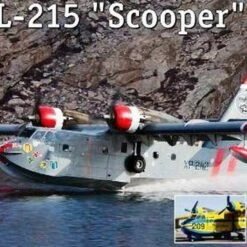 Promo 🌟 CL-215 Scooper Firefighting Amphibious Aircraft 1/144 A-Model ⭐