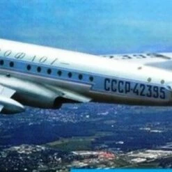 Cheap 🤩 Tupolev Tu-104 Aerofloat Russian Passenger Airliner 1/144 A-Model 😀