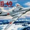 Brand new 👍 Ilyushin IL-40 Brawny 2-Seater Soviet Jet Aircraft 1/72 A-Model 🎁