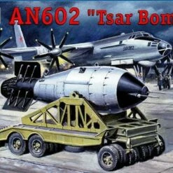 Cheap 🛒 AN602 (Tsar Bomba) Hydrogen Bomb with Trailer 1/72 A-Model 🛒