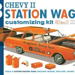 Deals 🎁 1963 Chevy II Station Wagon w/Trailer 1/25 AMT Models ⌛