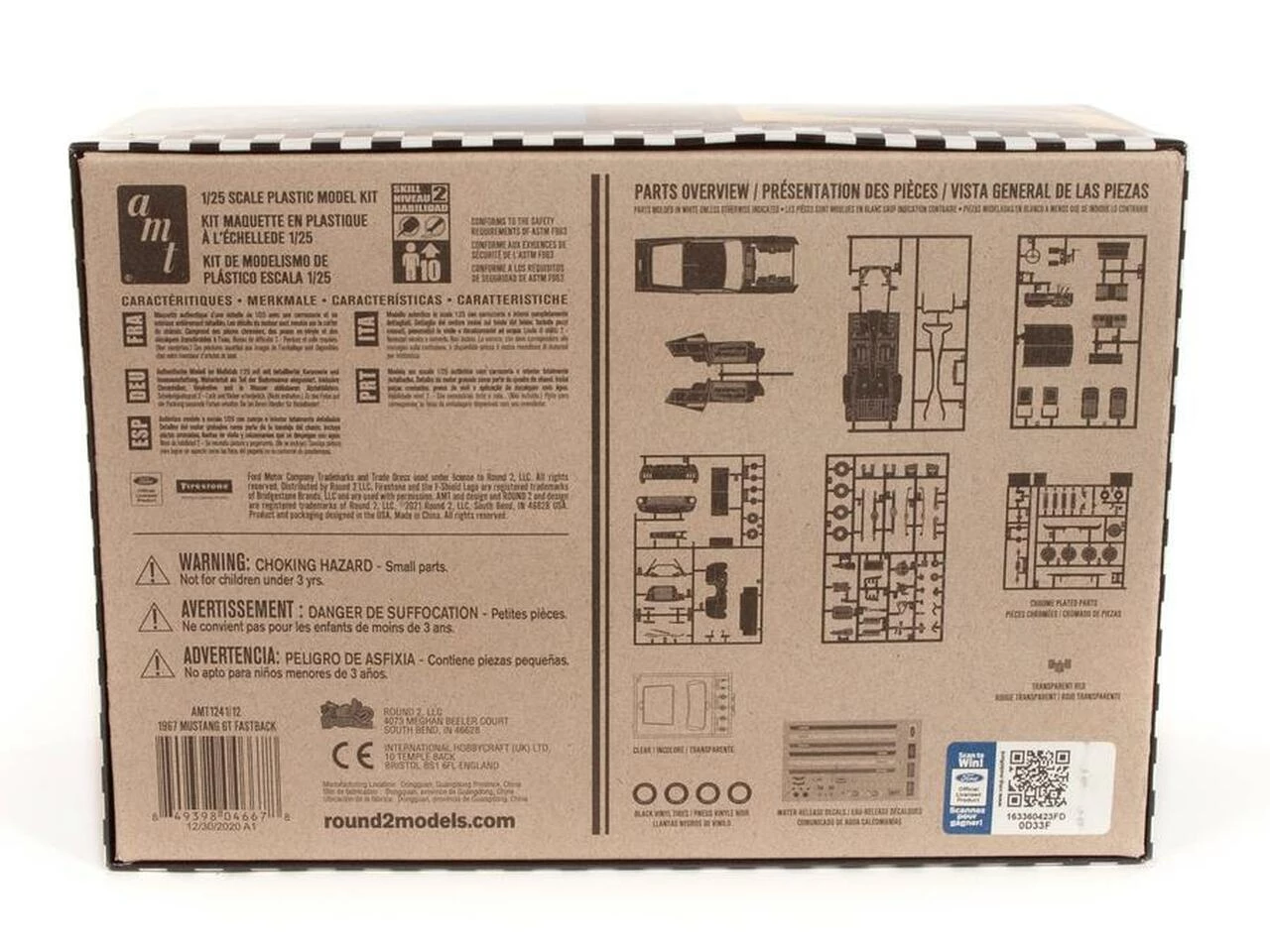 Discount π 1967 Ford Mustang GT Fastback 1/25 AMT Models π 2 Discount π 1967 Ford Mustang GT Fastback 1/25 AMT Models π - Image 2