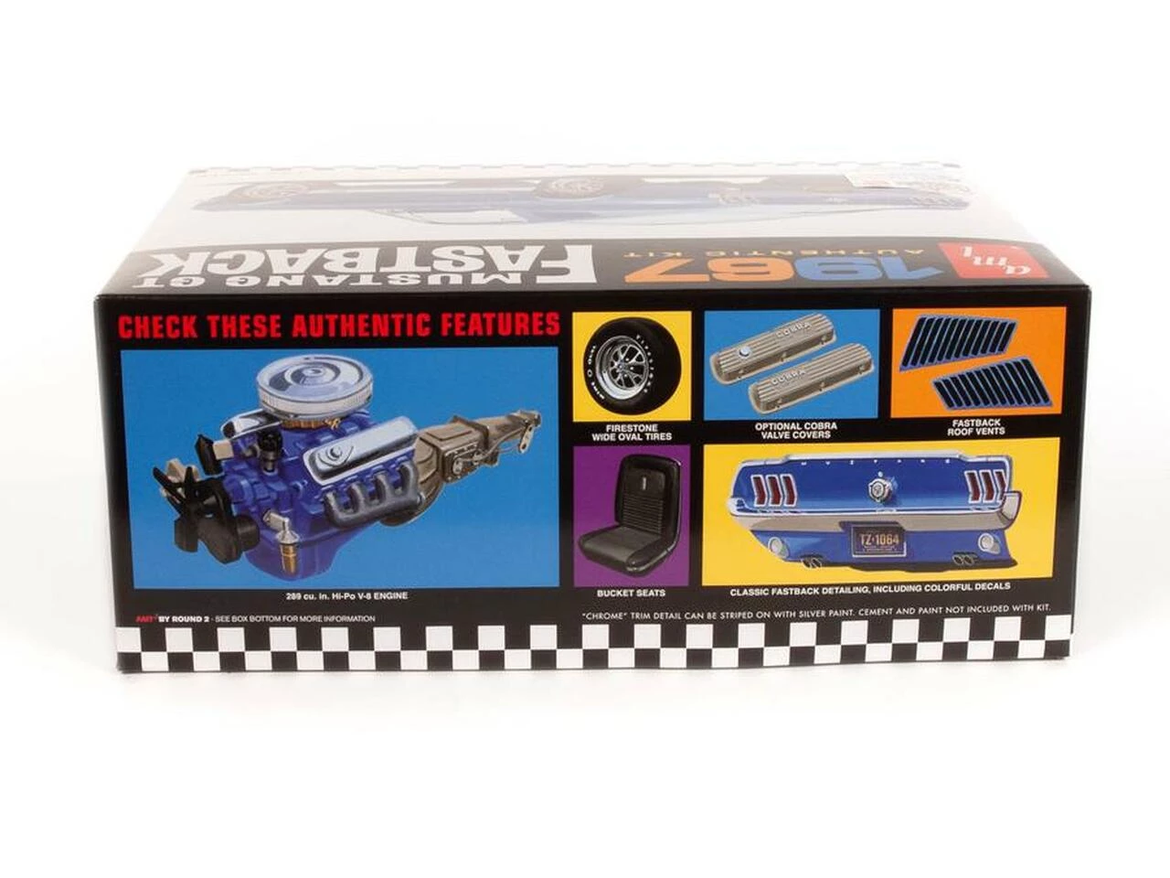 Discount π 1967 Ford Mustang GT Fastback 1/25 AMT Models π 4 Discount π 1967 Ford Mustang GT Fastback 1/25 AMT Models π - Image 4