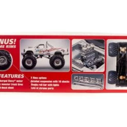 Outlet 🛒 USA-1 Chevy Silverado Monster Truck 1/25 AMT Models 🔔 -megahobby Sales Store AMT1252 USA 1 ChevySilverado PKG side2 900x 03122.1621869166