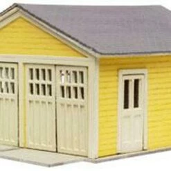 Best Pirce 😀 Kate's Colonial Garage Wooden Kit (2) HO Scale Atlas Trains ⭐