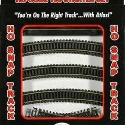 Best Pirce 😍 Code 100 Nickel Silver Snap Track Starter Set HO Scale Atlas Trains 🎉