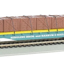 Best reviews of 👍 Ringling Bros. & Barnum & Bailey Flat Car With Crate Load #119 (Blue) HO Scale Bachmann Ringling Bros. & Barnum & Bailey Flat Car with Crate Load #119 (Blue) HO Scale Bachmann 🌟