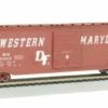 Cheapest 🔥 Western Maryland 50' Sliding Boxcar HO Bachmann Trains 🛒