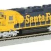 Cheap ❤️ Santa Fe #5020 War Bonnet Yellow & Blue EMD SD40-2 Diesel Locomotive (DCC Equipped) HO Bachmann Trains 🔔