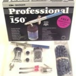 Discount 🎉 Professional Airbrush Set Fine, Medium & Heavy Heads Badger 🤩