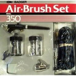 Budget 🔥 Fine, Medium & Heavy Heads Single Action Bottom Feed Airbrush Set Badger ⌛