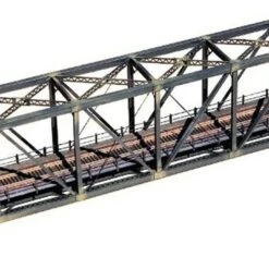 Best Sale 🤩 150' Pratt Truss Bridge w/Walkways & Railings Kit N Central Valley Model Works 🌟