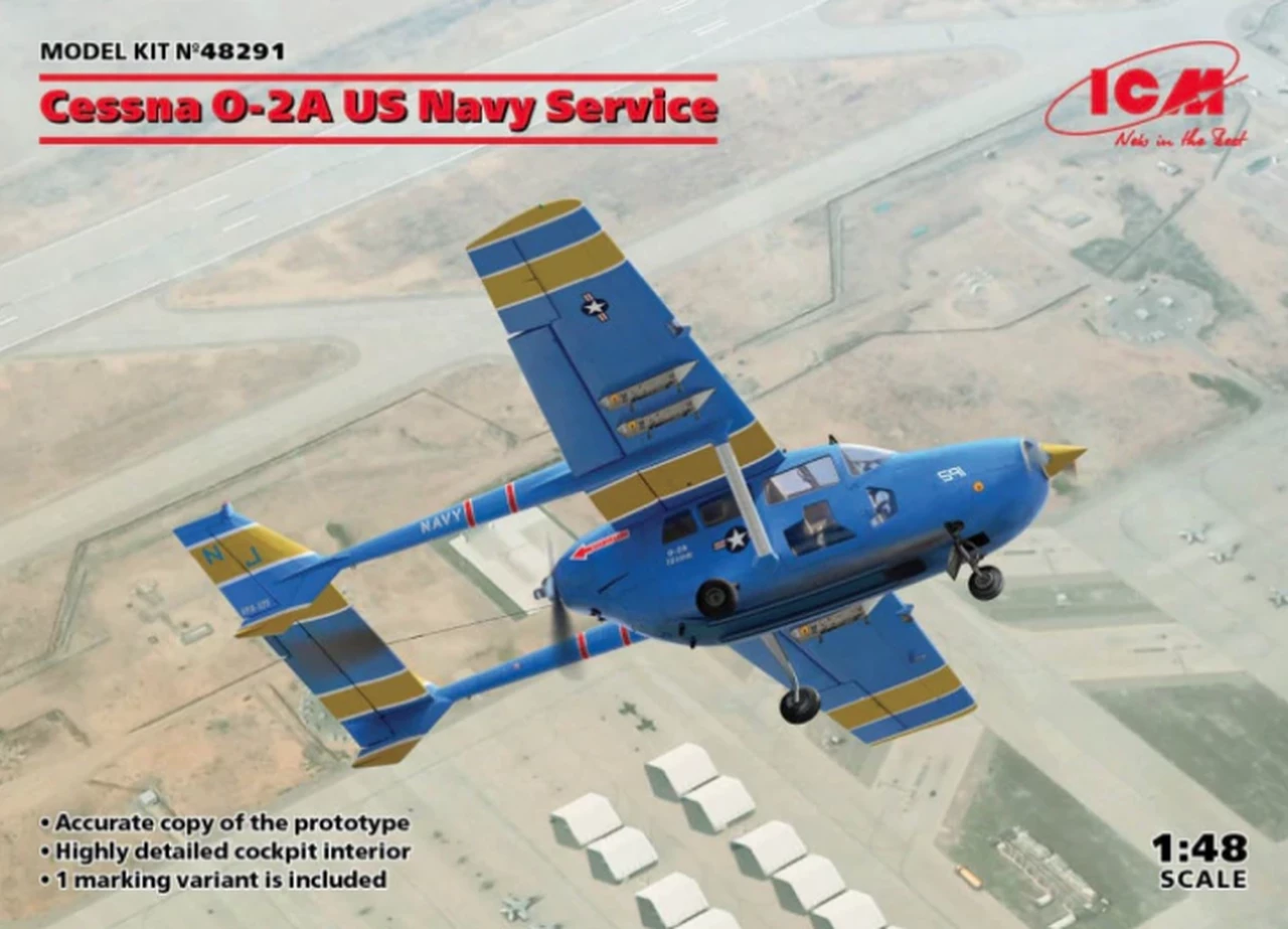 Best Pirce π€© Cessna O-2A US Navy Service Aircraft 1/48 ICM Models βοΈ 1 Best Pirce π€© Cessna O-2A US Navy Service Aircraft 1/48 ICM Models βοΈ