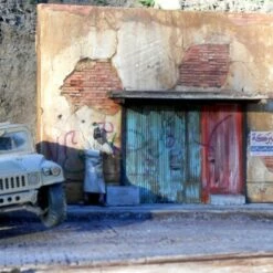 Best deal 😍 Afghan Street Scene Building Front w/Bas (8"x11") 1/35 Dioramas Plus 💯
