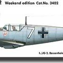 Promo β Messerschmitt Bf109E3 1/JG2 Fighter Germany 1940 (Weekend Edition Plastic Kit) 1/32 Eduard π₯