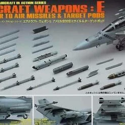 Hot Sale 😍 Aircraft Weapons Set E: US Air-to-Air Missiles and Target Pods 1/48 Hasegawa 😍
