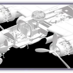 Best Pirce 👍 B-25H Mitchell Gunships over CBI 1/32 HK Models 💯 -megahobby Sales Store HKMdraw2 90468.1628867411