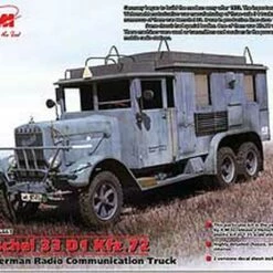 Outlet π Henschel 33 D1 Kfz.72 WWII German Radio Communication Truck 1/35 ICM Models π§¨