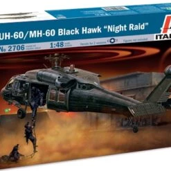 Budget 👍 UH-60/MH-60 Black Hawk Night Raid Helicopter 1/48 Italeri 🔔