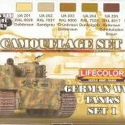Best deal 🎉 Camouflage German WWII Tanks Acrylic Set #1 (6 22ml Bottles) Camouflage German WWII Tanks Acrylic Set #1 (6 22ml Bottles) 🔥