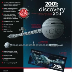 Coupon ✔️ 2001 Space Odyssey: Discovery Spacecraft 1/350 Moebius Models 😀
