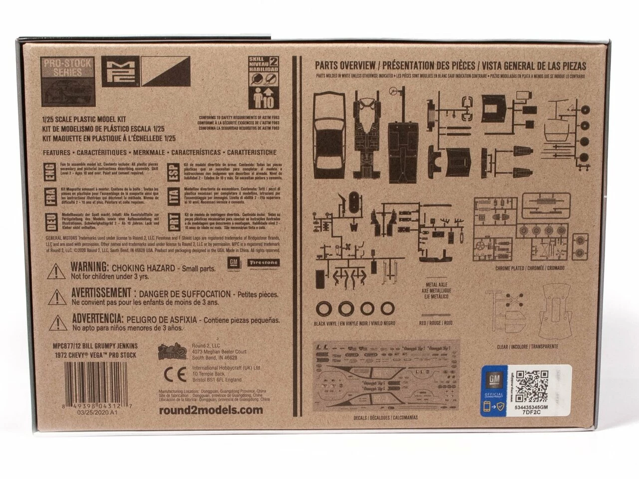 Brand new 𧨠1972 Chevy Vega Bill Grumpy Jenkin's Pro Stock Drag Car 1/25 MPC Models β 4 Brand new 𧨠1972 Chevy Vega Bill Grumpy Jenkin's Pro Stock Drag Car 1/25 MPC Models β - Image 4