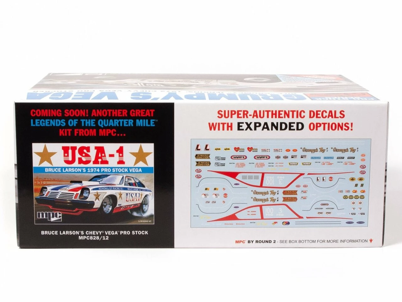 Brand new 𧨠1972 Chevy Vega Bill Grumpy Jenkin's Pro Stock Drag Car 1/25 MPC Models β 2 Brand new 𧨠1972 Chevy Vega Bill Grumpy Jenkin's Pro Stock Drag Car 1/25 MPC Models β - Image 2