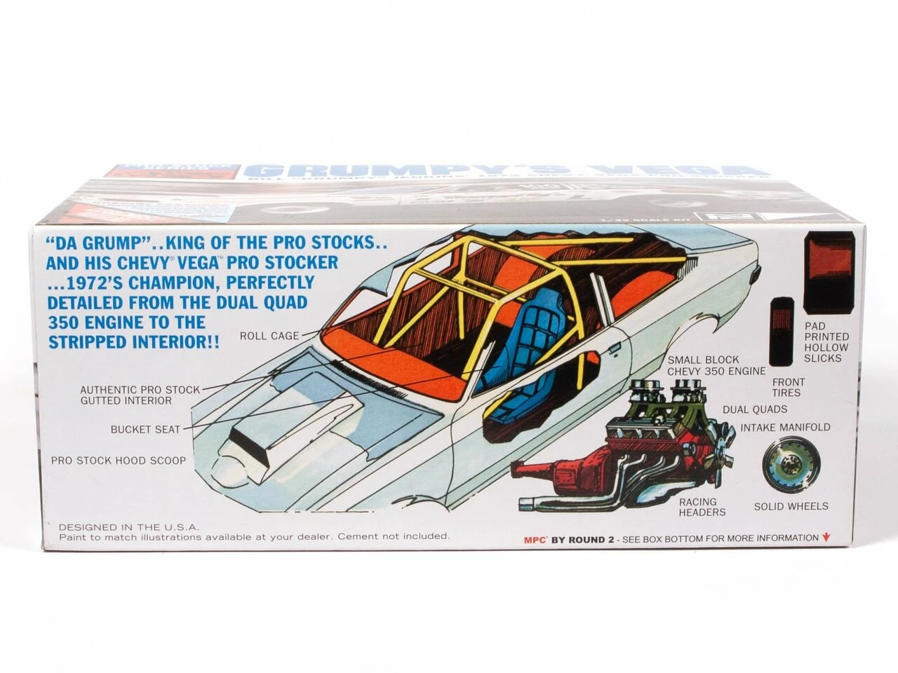 Brand new 𧨠1972 Chevy Vega Bill Grumpy Jenkin's Pro Stock Drag Car 1/25 MPC Models β 3 Brand new 𧨠1972 Chevy Vega Bill Grumpy Jenkin's Pro Stock Drag Car 1/25 MPC Models β - Image 3