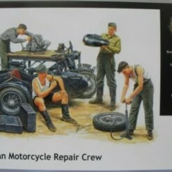 New 🎁 German Motorcycle Repair Crew & R75 Motorcycle 1/35 Master Box German Motorcycle Repair Crew & R75 Motorcycle 1/35 Master Box 🔔