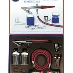 Best Pirce 🔔 Airbrush Set w/H Brush Heavy Duty (H-SET) Single Action Paasche Airbrush ⭐