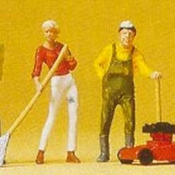 Best Sale 💯 People Working in Garden w/Gardening Tools (5) Set #1 HO Scale Preiser Models 😍