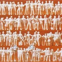 Best deal 🔥 Unpainted Trade People (120) (Kit) HO Scale Preiser Models 🛒