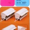 Promo 👏 Circus Animal Wagons (3) (Kit) HO Scale Preiser Models 🎁