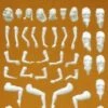 Brand new 🌟 Unpainted Nude Female Figures (6) (Kit) 1/24 Preiser Models ✨
