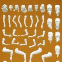 Brand new 🌟 Unpainted Nude Female Figures (6) (Kit) 1/24 Preiser Models ✨