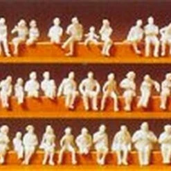 Best reviews of 🎉 Unpainted People Sitting (120) (Kit) N Preiser Models 👍