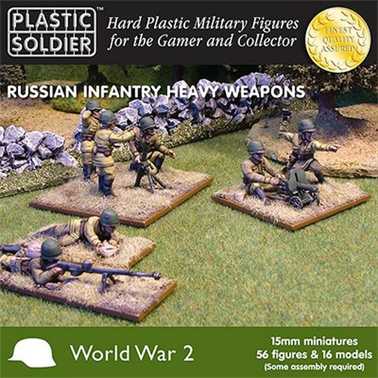 Brand new 𧨠WWII Russian Infantry (56) w/Heavy Weapons 15mm Plastic Soldiers π 1 Brand new 𧨠WWII Russian Infantry (56) w/Heavy Weapons 15mm Plastic Soldiers π